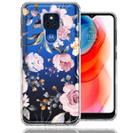 For Motorola Moto G Play 2021 Soft Pastel Spring Floral Flowers Blush Lavender Phone Case Cover