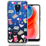 Motorola Moto G Play 2021 Valentine's Day Candy Feels like Love Hearts Double Layer Phone Case Cover