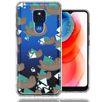 Motorola Moto G Play 2021 Cute Otter Design Double Layer Phone Case Cover