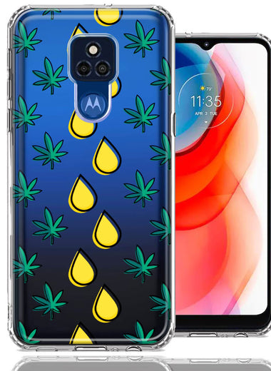 Motorola Moto G Play 2021 Medicinal Drip Design Double Layer Phone Case Cover
