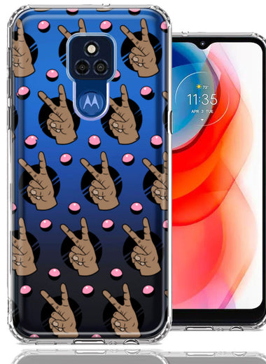 Motorola Moto G Play 2021 Peace for All Design Double Layer Phone Case Cover