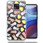 Motorola Moto G Power 2021 Pastel Easter Polkadots Bunny Chick Candies Double Layer Phone Case Cover