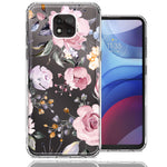 For Motorola Moto G Power 2021 Soft Pastel Spring Floral Flowers Blush Lavender Phone Case Cover
