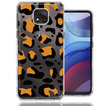 Motorola Moto G Power 2021 Classic Animal Wild Leopard Jaguar Print Double Layer Phone Case Cover