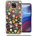 Motorola Moto G Power 2021 Day of the Dead Design Double Layer Phone Case Cover