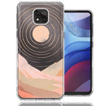 Motorola Moto G Power 2021 Desert Mountains Design Double Layer Phone Case Cover