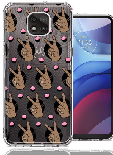 Motorola Moto G Power 2021 Peace for All Design Double Layer Phone Case Cover