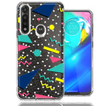 Motorola Moto G Power 90's Swag Shapes Design Double Layer Phone Case Cover