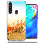 Motorola G Power Beach Shell Design Double Layer Phone Case Cover