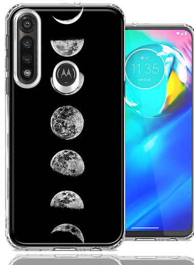 Motorola G Power Moon Transitions Design Double Layer Phone Case Cover