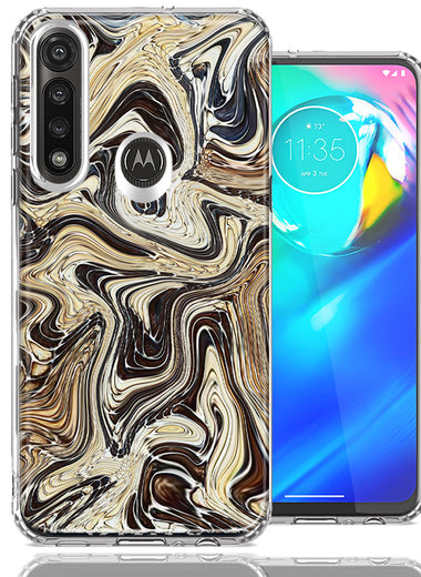 Motorola G Power Snake Abstract Design Double Layer Phone Case Cover