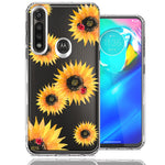 Motorola G Power Sunflower Ladybug Design Double Layer Phone Case Cover
