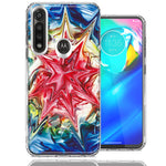 Motorola Moto G Power Tie Dye Abstract Design Double Layer Phone Case Cover