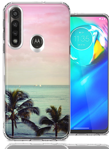 Motorola Moto G Power Vacation Dreaming Design Double Layer Phone Case Cover