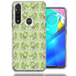 Motorola Moto G Power Wonderland Hatter Rabbit Design Double Layer Phone Case Cover