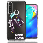 Motorola Moto G Power Need Space Astronaut Stars Design Double Layer Phone Case Cover