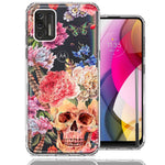 For Motorola Moto G Stylus 2021 Indie Spring Peace Skull Feathers Floral Butterfly Flowers Phone Case Cover