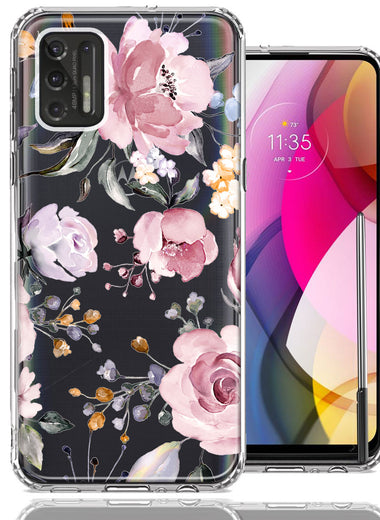 For Motorola Moto G Stylus 2021 Soft Pastel Spring Floral Flowers Blush Lavender Phone Case Cover