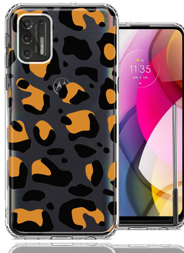 Motorola Moto G Stylus 2021 Classic Animal Wild Leopard Jaguar Print Double Layer Phone Case Cover