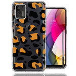 Motorola Moto G Stylus 2021 Classic Animal Wild Leopard Jaguar Print Double Layer Phone Case Cover