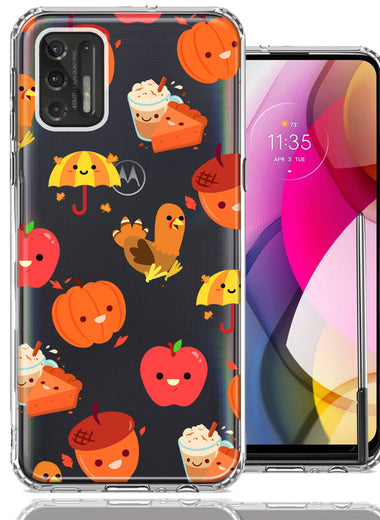 Motorola Moto G Stylus 2021 Thanksgiving Autumn Fall Design Double Layer Phone Case Cover