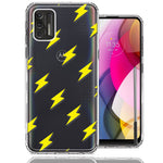 Motorola Moto G Stylus 2021 Electric Lightning Bolts Design Double Layer Phone Case Cover