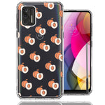 Motorola Moto G Stylus 2021 Polka Dot Peaches Design Double Layer Phone Case Cover