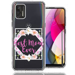 Motorola Moto G Stylus 2021 Best Mom Ever Mother's Day Flowers Double Layer Phone Case Cover