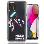 Motorola Moto G Stylus 2021 Need Space Astronaut Stars Design Double Layer Phone Case Cover