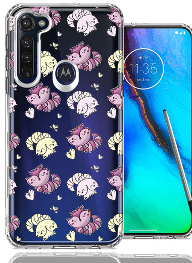 Motorola Moto G stylus Cheshire Cat Design Double Layer Phone Case Cover
