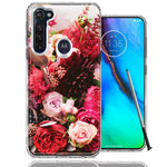 Motorola Moto G stylus Colorful Flowers Design Double Layer Phone Case Cover