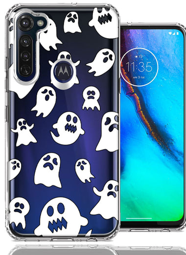 Motorola Moto G Stylus Halloween Spooky Ghost Design Double Layer Phone Case Cover