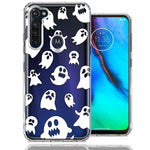Motorola Moto G Stylus Halloween Spooky Ghost Design Double Layer Phone Case Cover