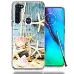 Motorola Moto G stylus Starfish Net Design Double Layer Phone Case Cover