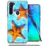 Motorola Moto G stylus Ocean Starfish Design Double Layer Phone Case Cover