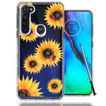Motorola Moto G stylus Sunflower Ladybug Design Double Layer Phone Case Cover
