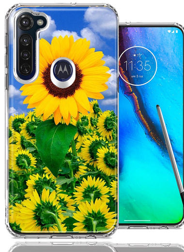 Motorola Moto G stylus Sunflowers Design Double Layer Phone Case Cover