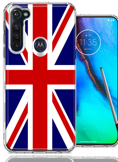 Motorola Moto G stylus UK England British Flag Design Double Layer Phone Case Cover