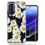 Motorola Moto G Stylus 5G 2022 Cute Daisy Flowers Double Layer Phone Case Cover