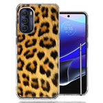 Motorola Moto G Stylus 5G 2022 Classic Leopard Double Layer Phone Case Cover