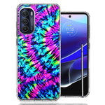 Motorola Moto G Stylus 5G 2022 Hippie Tie Dye Double Layer Phone Case Cover