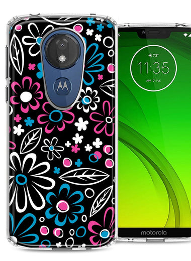Motorola Moto G7 Power SUPRA Cute Daisies Design Double Layer Phone Case Cover