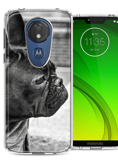 Motorola Moto G7 Power SUPRA French Bulldog Design Double Layer Phone Case Cover