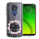 Motorola E5 Plus/G7 Power Fresh Outta Fs Design Double Layer Phone Case Cover