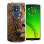 Motorola Moto G7 Power SUPRA Lion Face Nosed Design Double Layer Phone Case Cover
