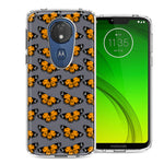 Motorola E5 Plus/G7 Power Monarch Butterflies Design Double Layer Phone Case Cover