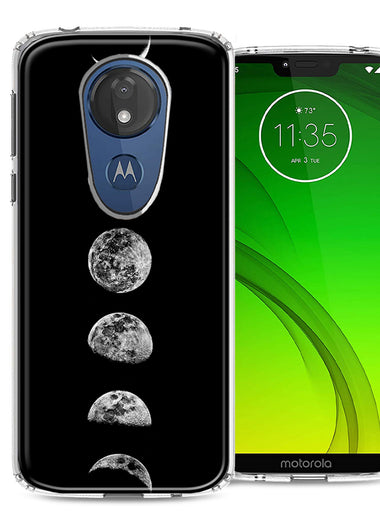 Motorola Moto G7 Power SUPRA Moon Transitions Design Double Layer Phone Case Cover