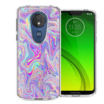 Motorola Moto G7 Power SUPRA Paint Swirl Design Double Layer Phone Case Cover