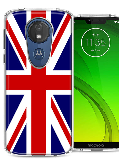 Motorola Moto G7 Power SUPRA UK England British Flag Design Double Layer Phone Case Cover