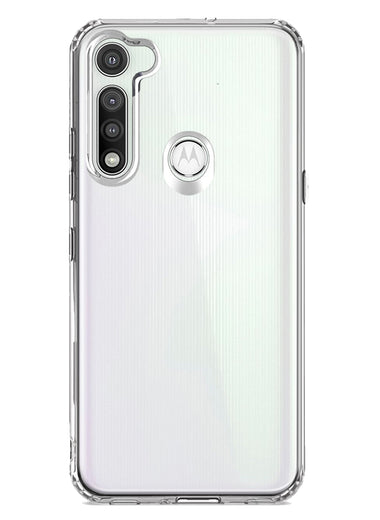 Motorola Moto G Fast Clear Shockproof Heavy Duty Double Layer Dual Hybrid Protective Phone Case Cover
